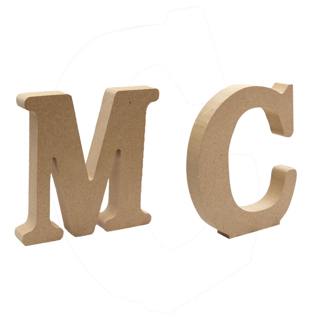 2x Wooden Alphabet Craft Letter Plaque Wall Hanging Wedding Nursery Decor C