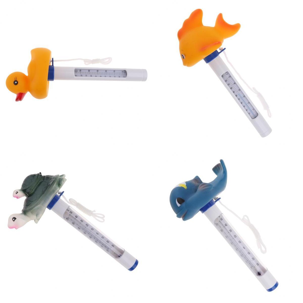 4Pcs Pool&Spas Thermometer Floating Swimming Water Temperature with Rope
