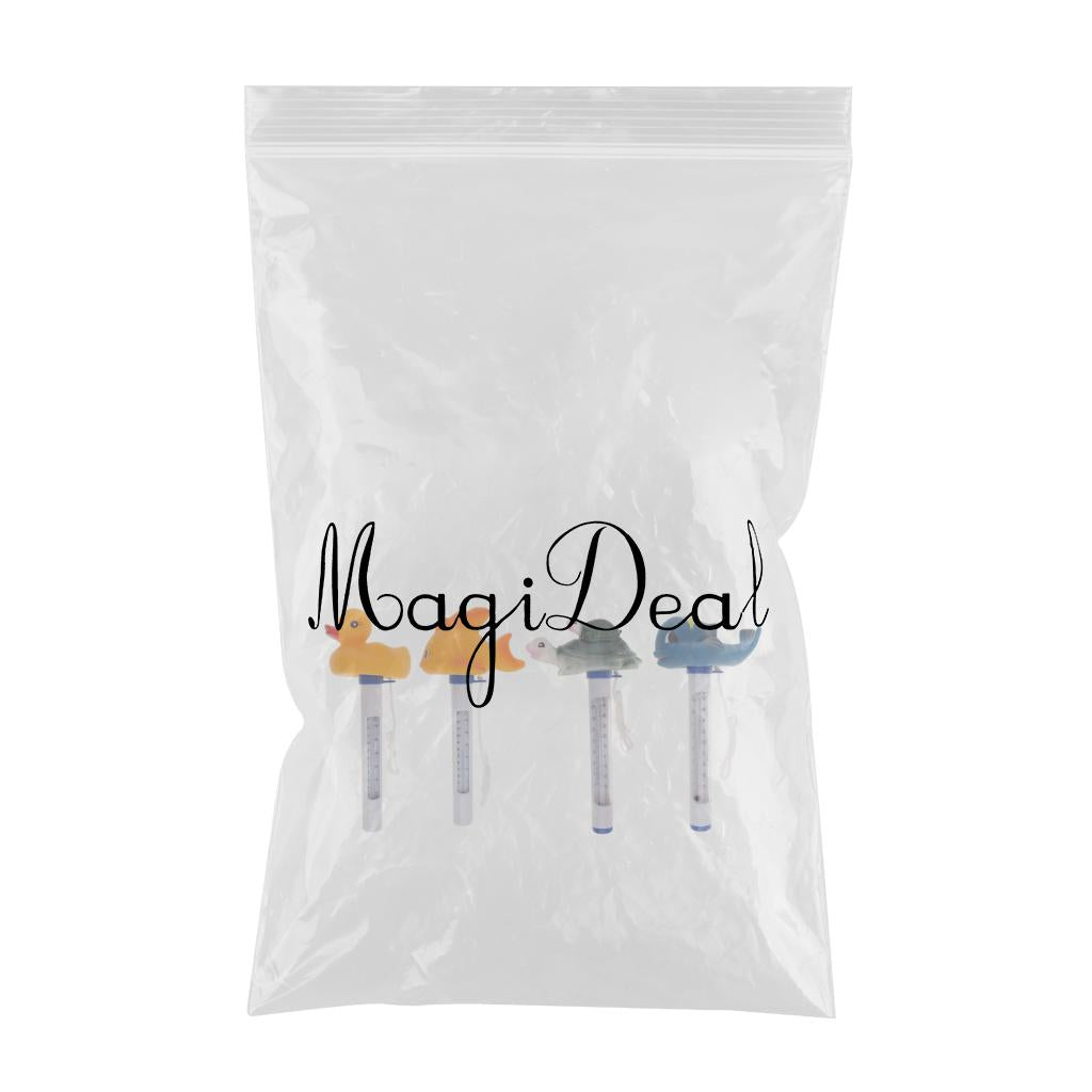 4Pcs Pool&Spas Thermometer Floating Swimming Water Temperature with Rope