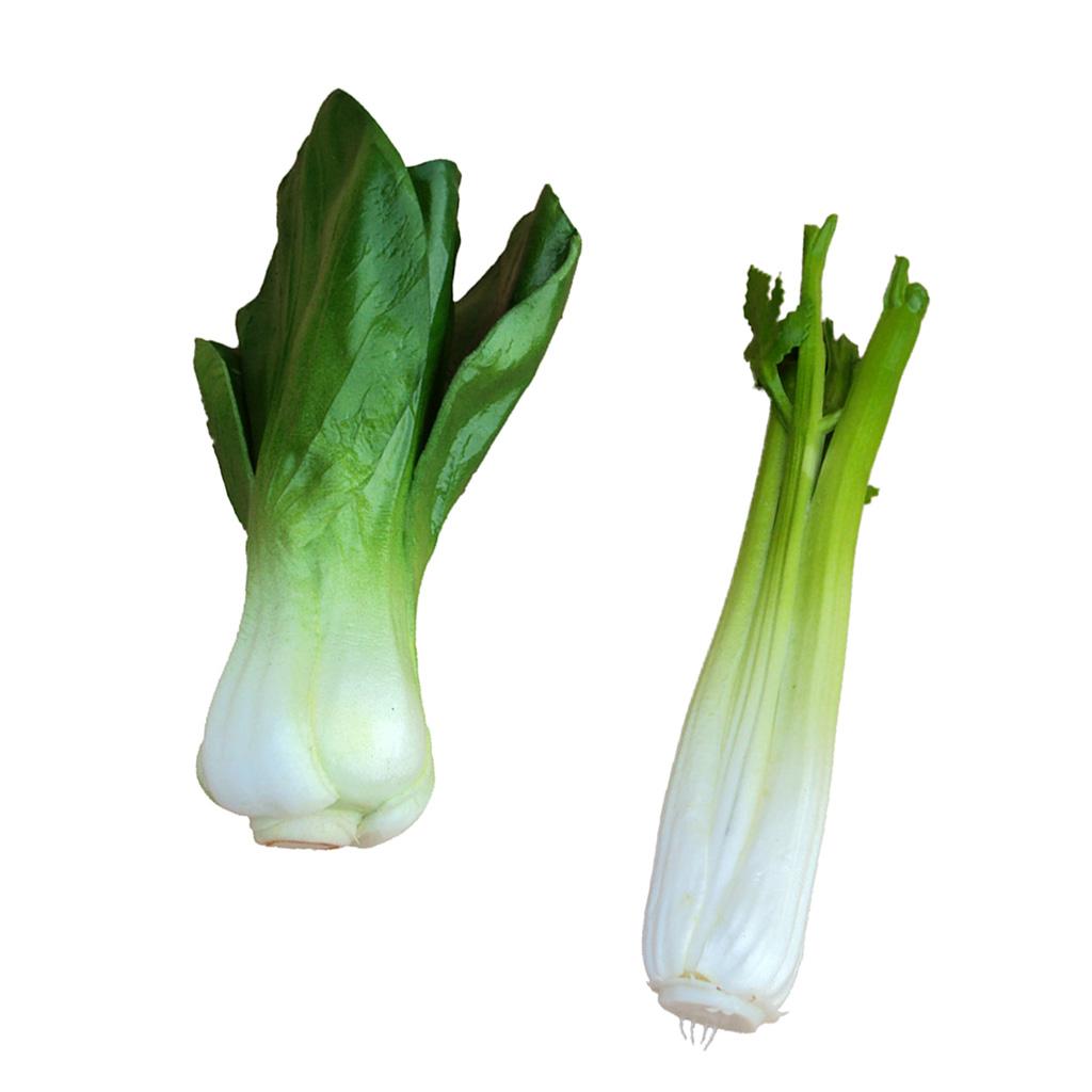 2x Artificial Shanghai Cabbage Imitation Food Store Cabinet Display Decor