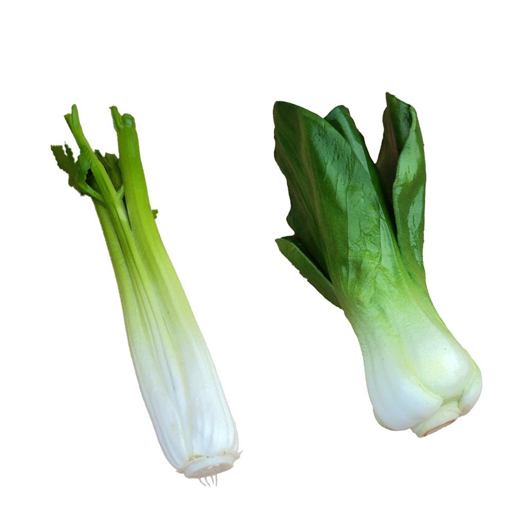 2x Artificial Shanghai Cabbage Imitation Food Store Cabinet Display Decor