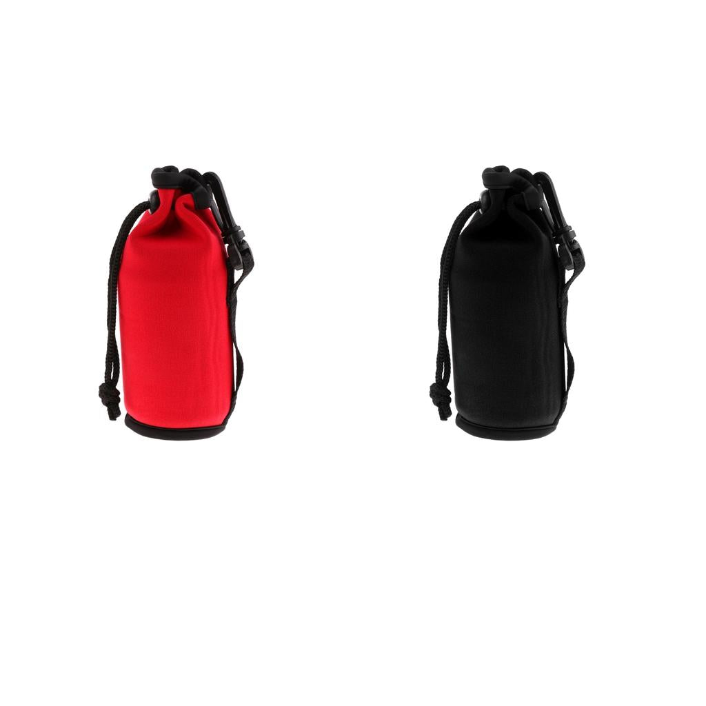 4pcs Neoprene Insulated Water Bottle Sleeve Bag Carrier Drawstring Holder