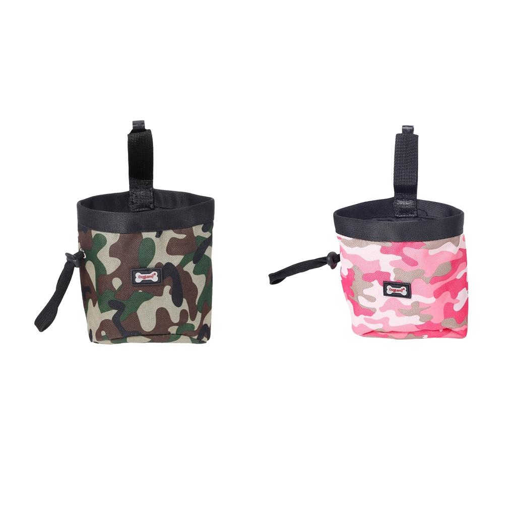 2 pcs Pet Dog Training Treat Snack Bag Feed Bait Pouch Poop Bags Dispenser