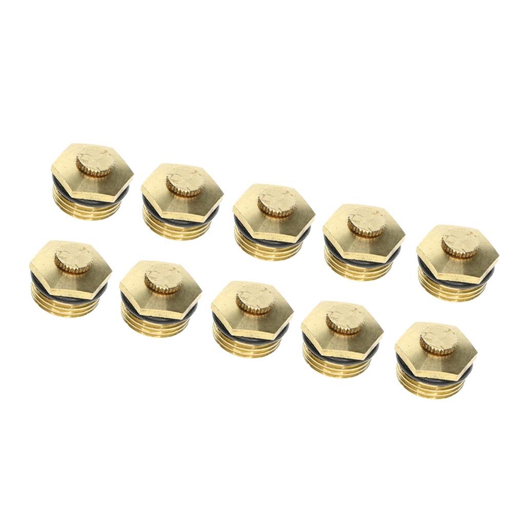 10Pcs Centrifugal Adjustable Water Atomizing Spray Nozzle Irrigation 1/2''