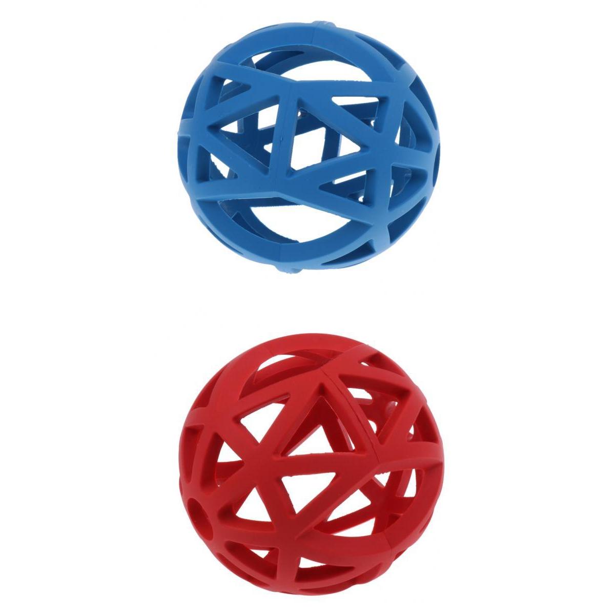 2 pcs Pet Dog Cat Chewing Toy Interactive Training Ball Exercise Toy