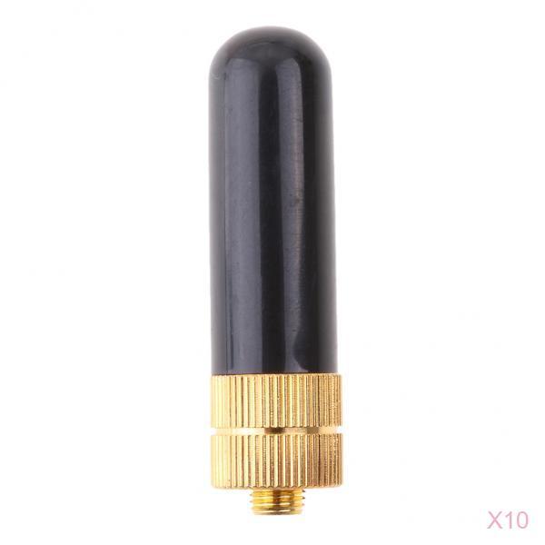 10Pcs RH805S SMA-F Female Dual Band Short Antenna for Baofeng UV-5R BF-888s