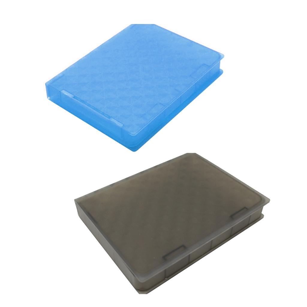 2Pcs 2.5SATA Hard Drive HDD SSD Enclosure External Disk Case Storage Box "