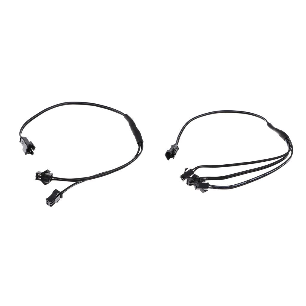 2PIECES Splitter Cable Connector for EL Wire Neon Strip Light Accessory