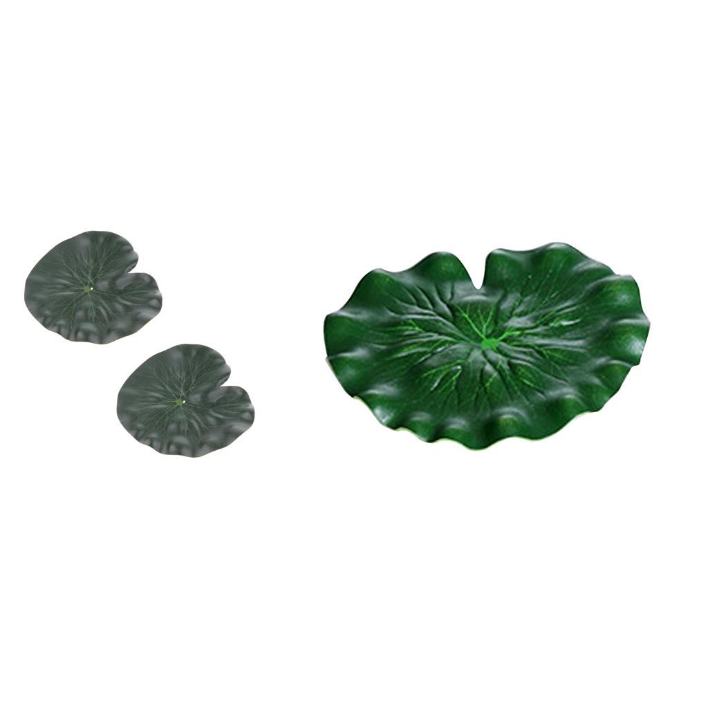 4x Artificial Aquatic Water Grass Fish Tank Landscape Lotus Decoration