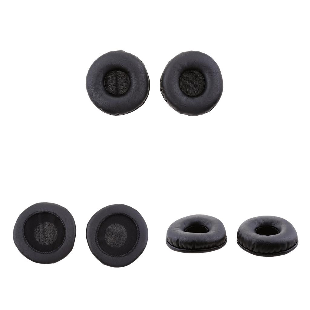 3Pairs 70mm Replacement Ear Cushions Earpads Covers for Headphones