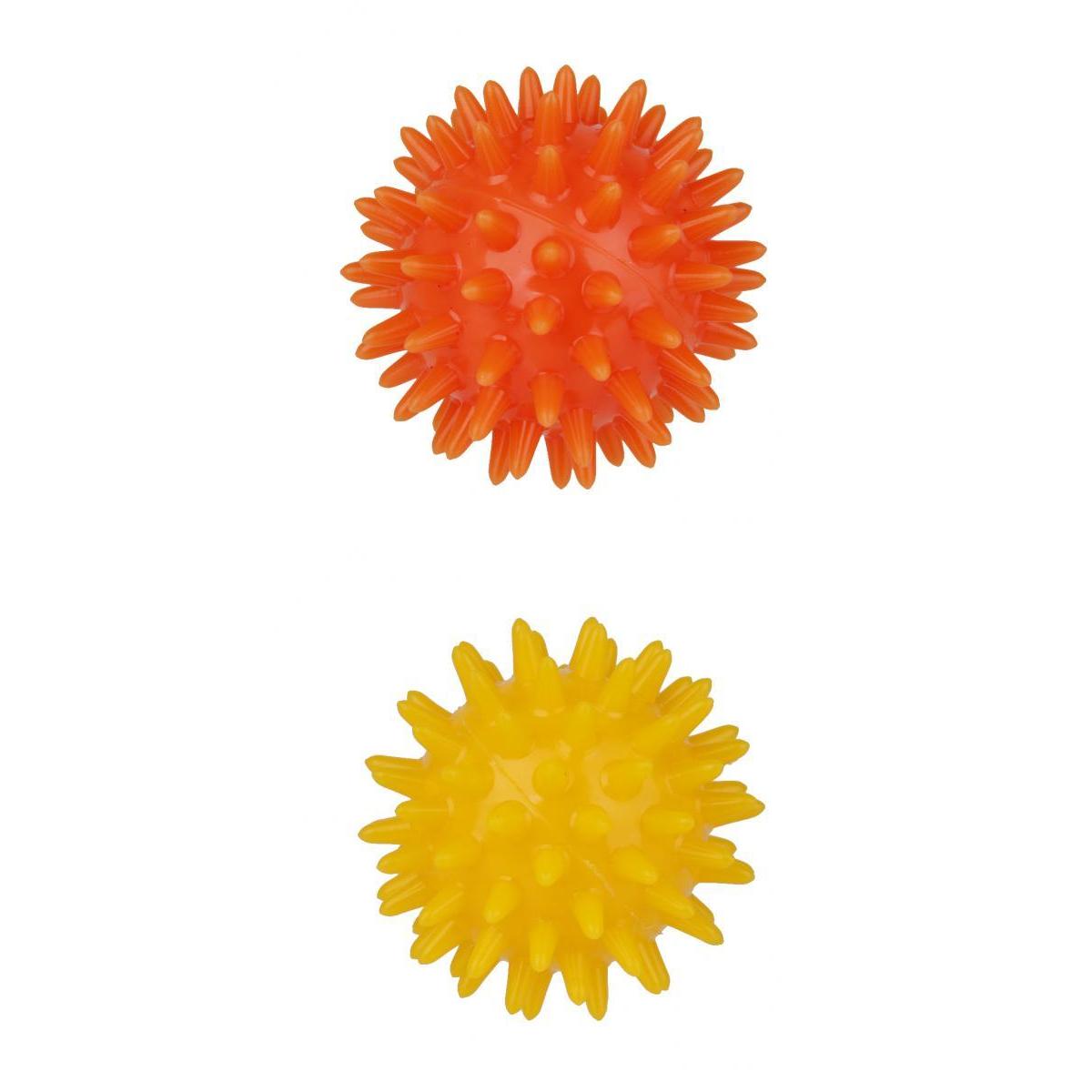 2 Pieces Acupuncture Spikey Roller Massage Ball Relief Body Fatigue 5.5 cm