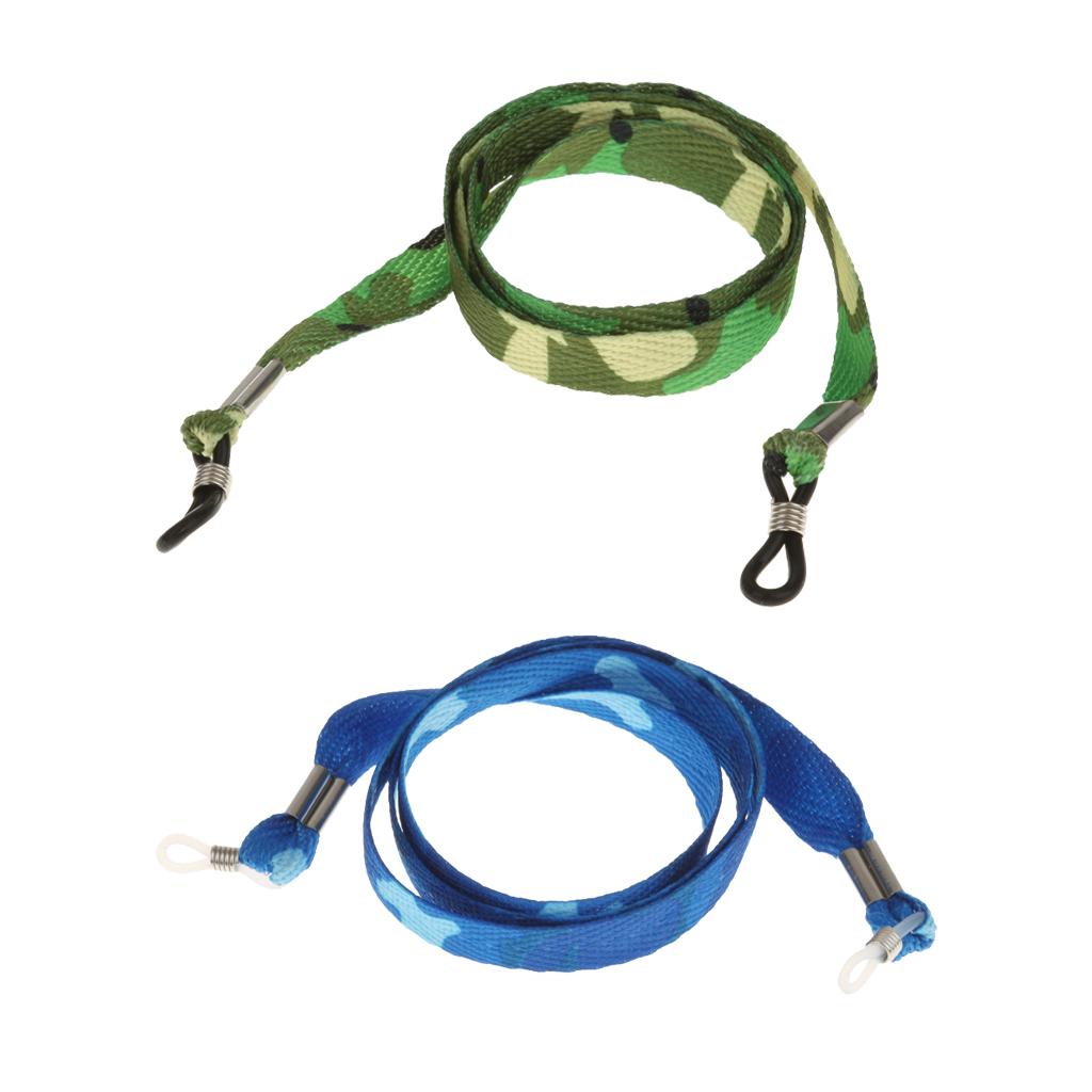 2 Pieces Sports Eyeglasses Strap Holder Glasses Sunglasses Neck Lanyard Cord