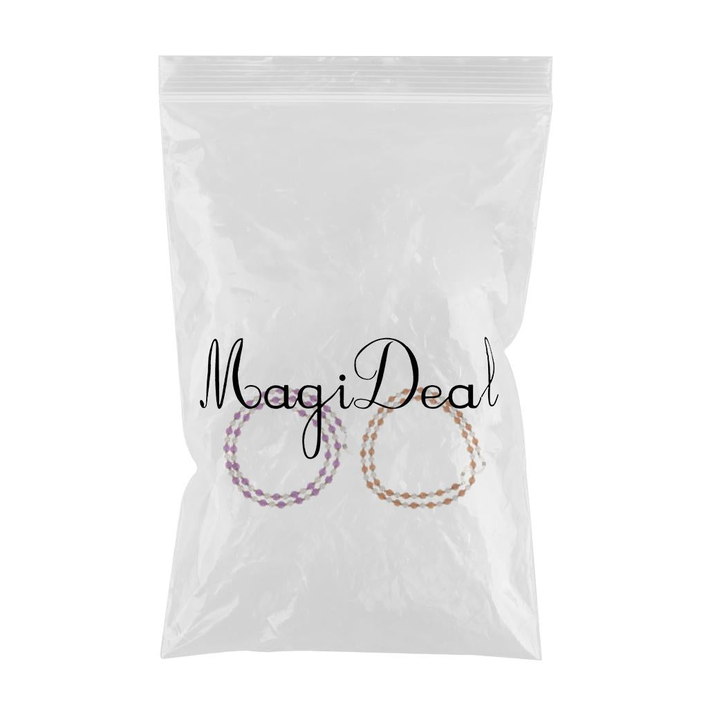 2 Pieces Acrylic Eyeglass Chain Necklace Glasses Sunglass Neck Lanyard Cord