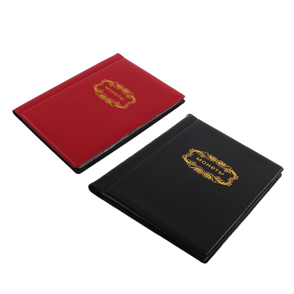 2pcs 120 Holders for Penny Money Pocket Storage Coins Album Book Collection