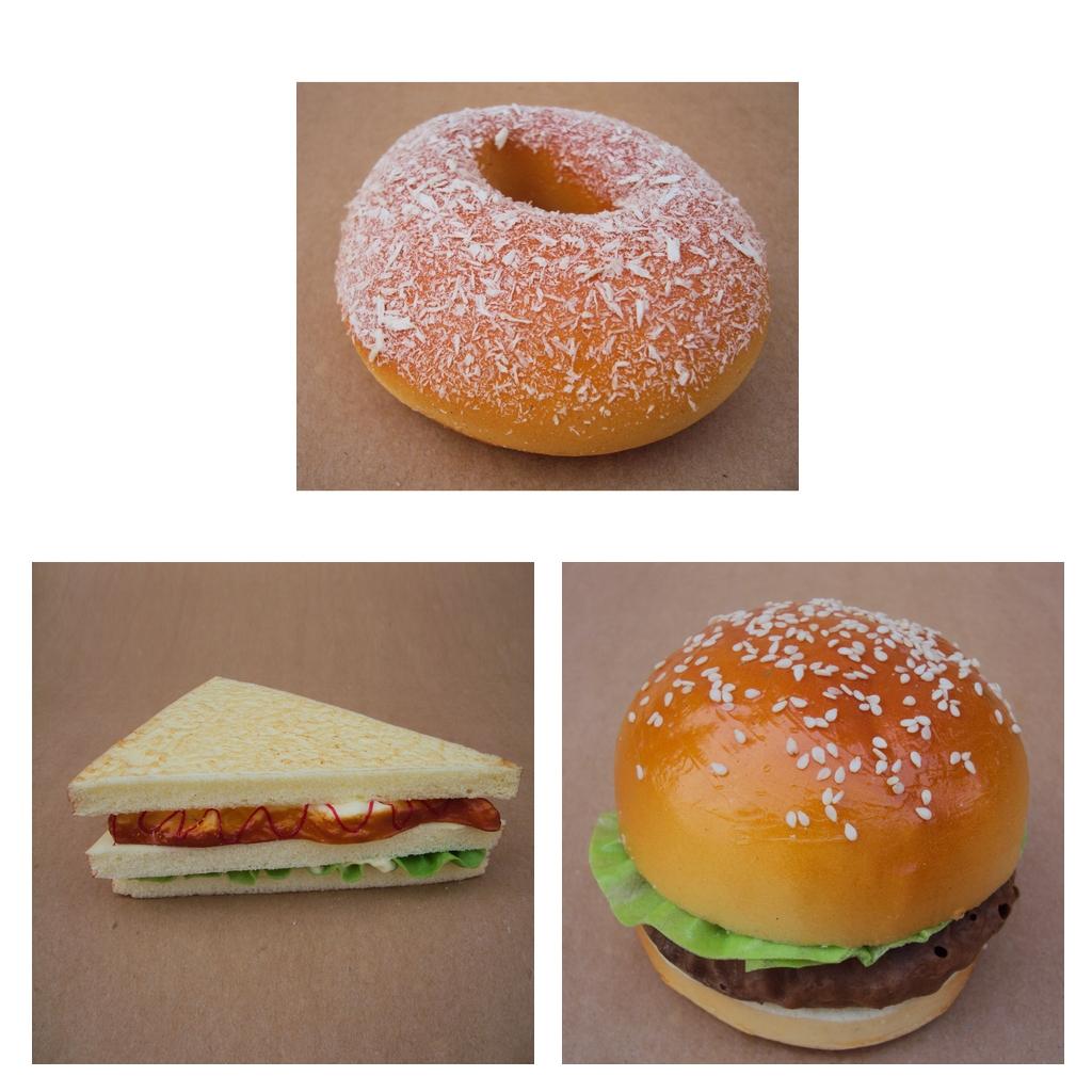 Artificial Fake Food Set Display Kitchen Decor Kids Pretend Toy B