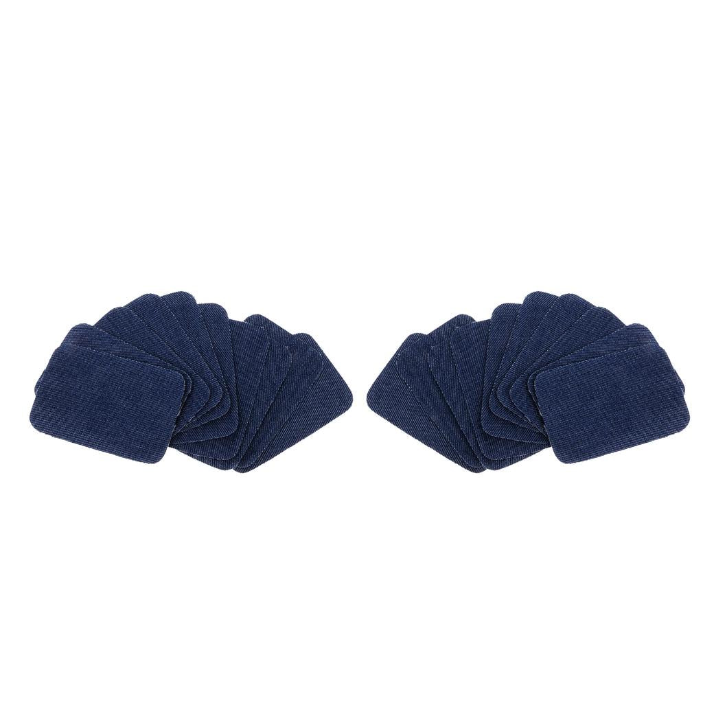 20Pcs/set Sew On Denim Patches Patches Decorative Patches for Jeans Pants