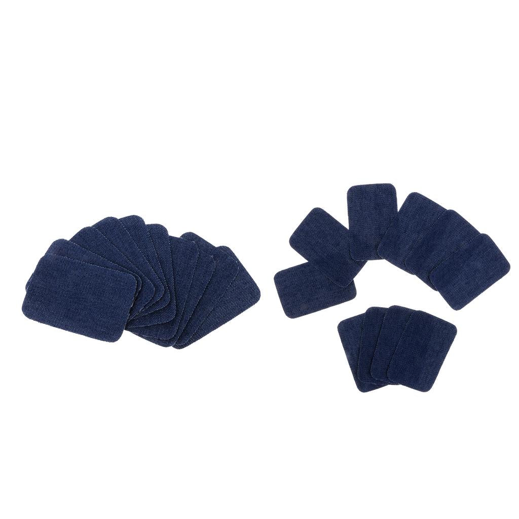 20Pcs/set Sew On Denim Patches Patches Decorative Patches for Jeans Pants