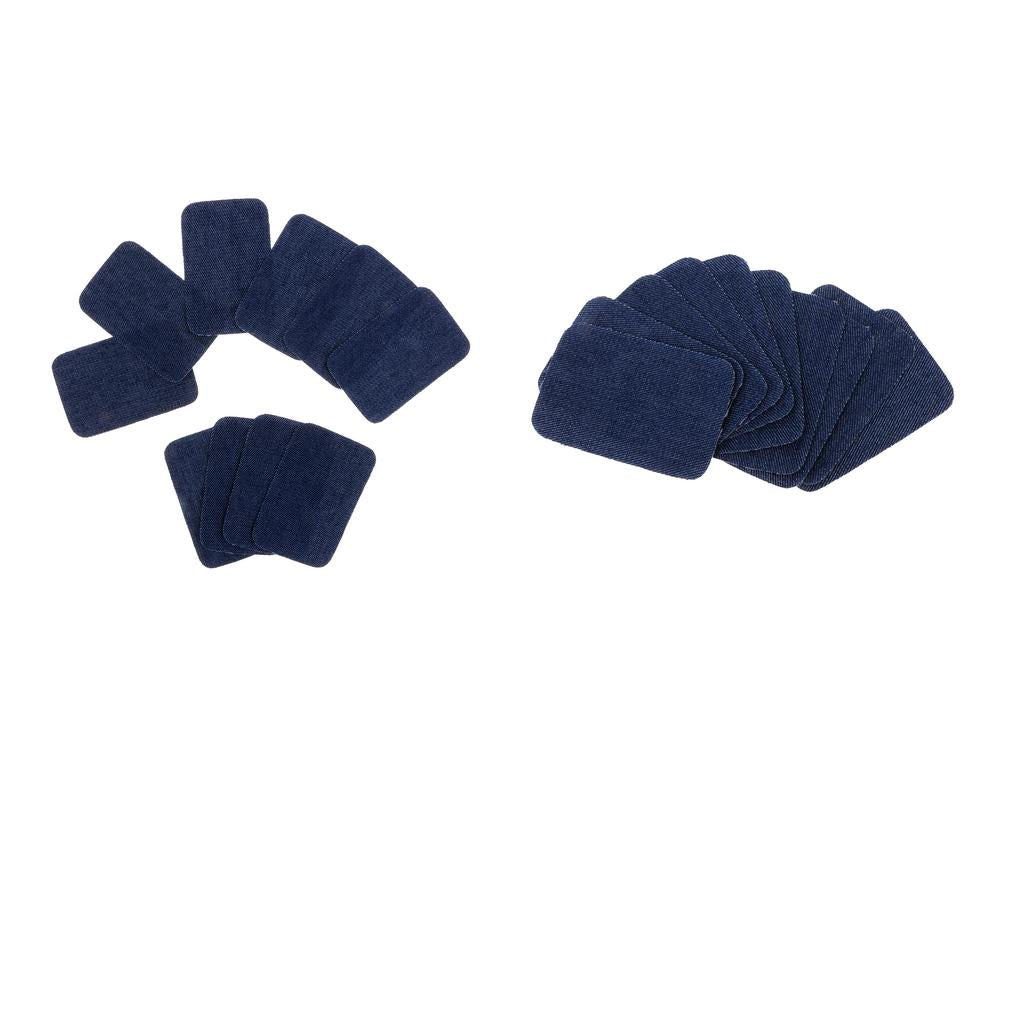 20Pcs/set Sew On Denim Patches Patches Decorative Patches for Jeans Pants