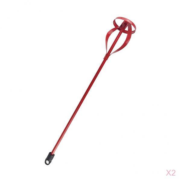 2x Paint & Mud 5 Gallon Mixer Shaker Stirrer Agitator Power Drill Attachment