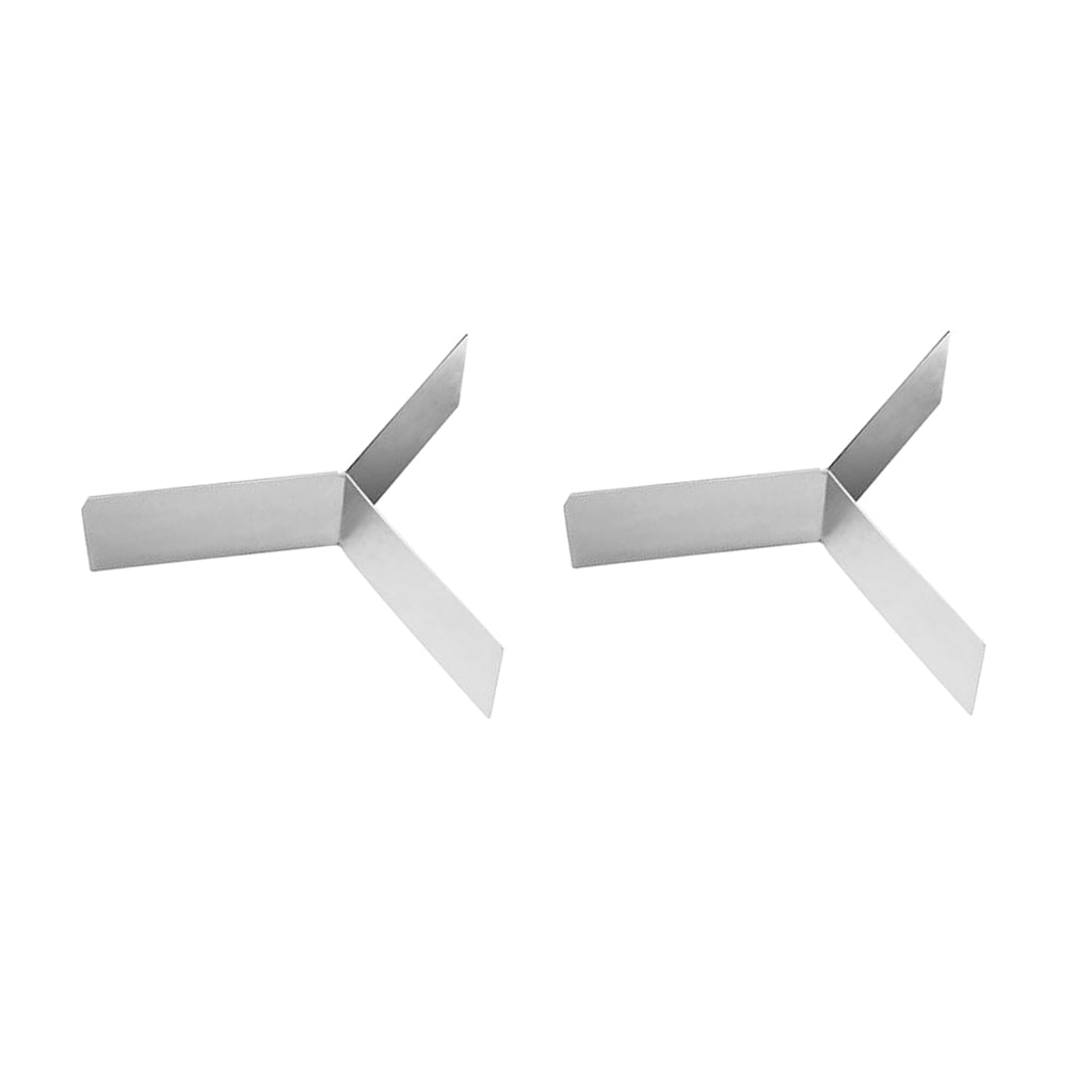 2 pieces Stainless Steel Removable Divider for Steamer Basket