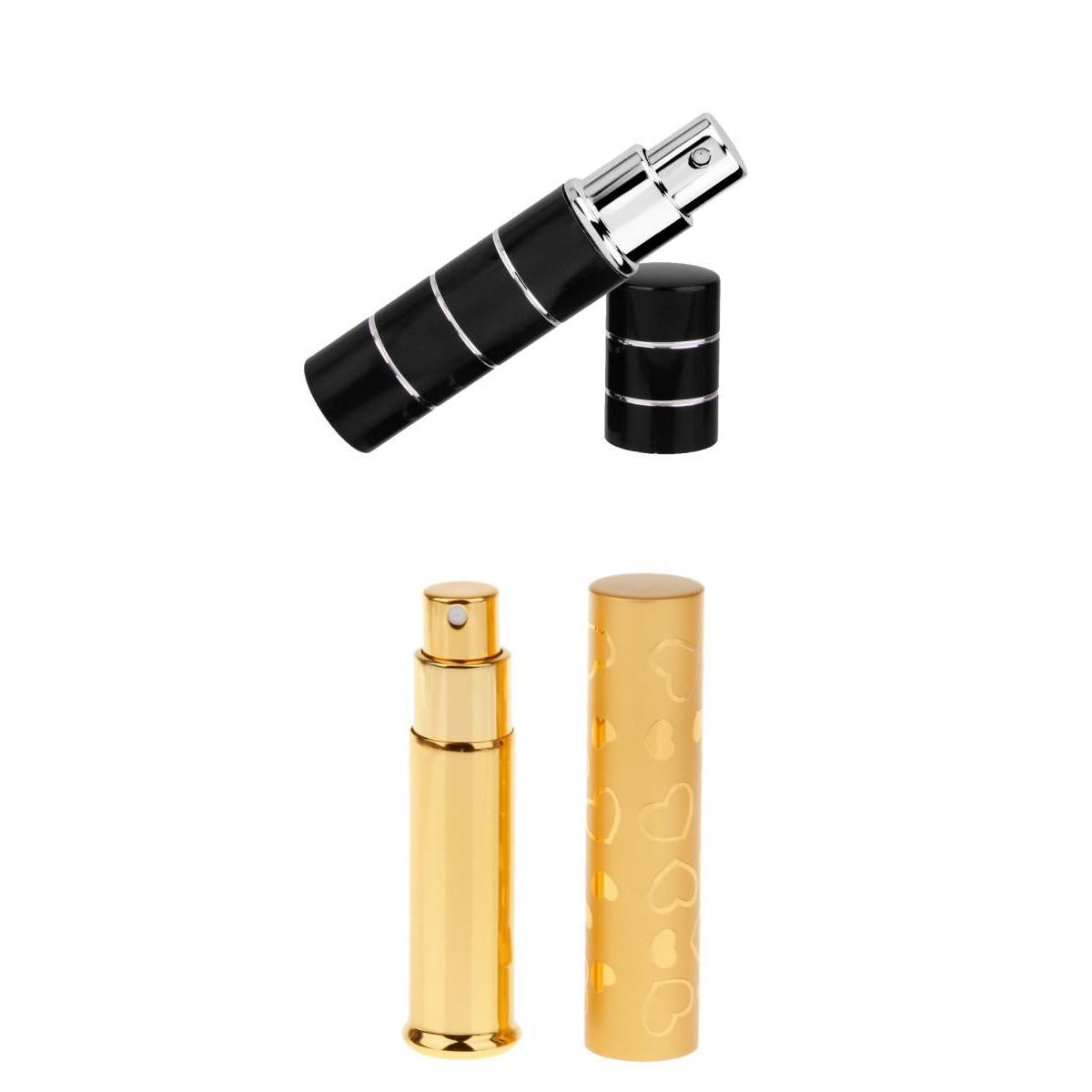2 Pieces Travel Portable Refillable Empty Perfume Makeup Bottles 10ml 7ml