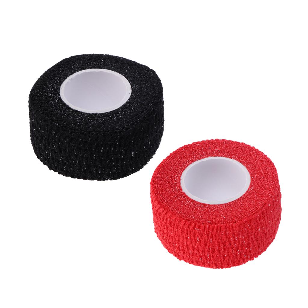 2 Pieces Anti-skid Adhesive Golf Golfer Finger Wrap Grip Compression Tape