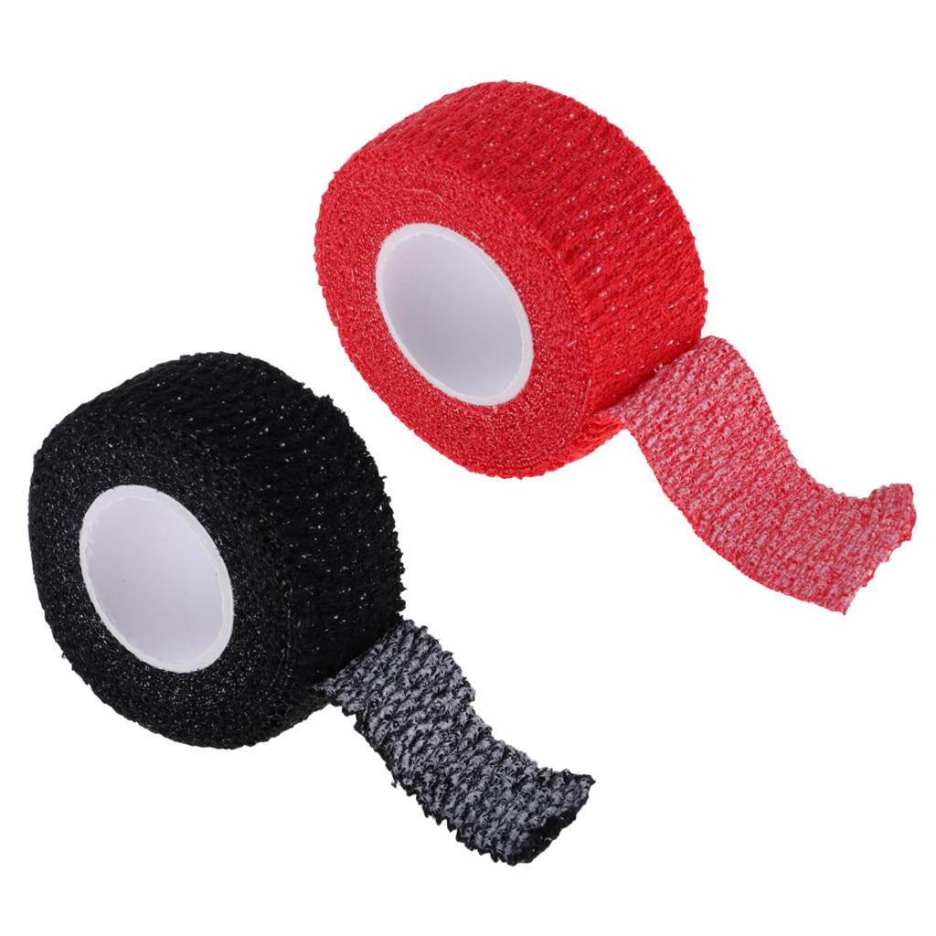 2 Pieces Anti-skid Adhesive Golf Golfer Finger Wrap Grip Compression Tape
