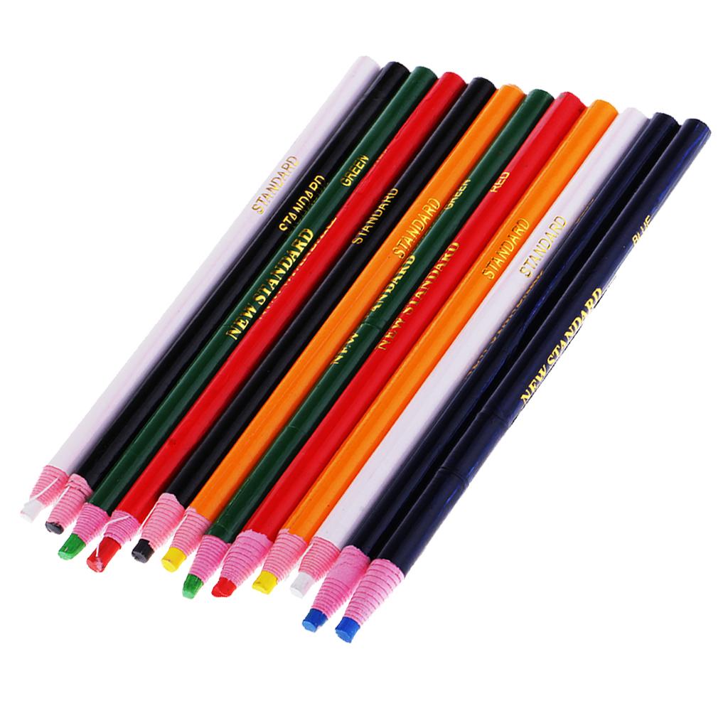 24pcs Peel Off Markers Chinagraph Grease Wax Pencil for Metal Glass Fabric