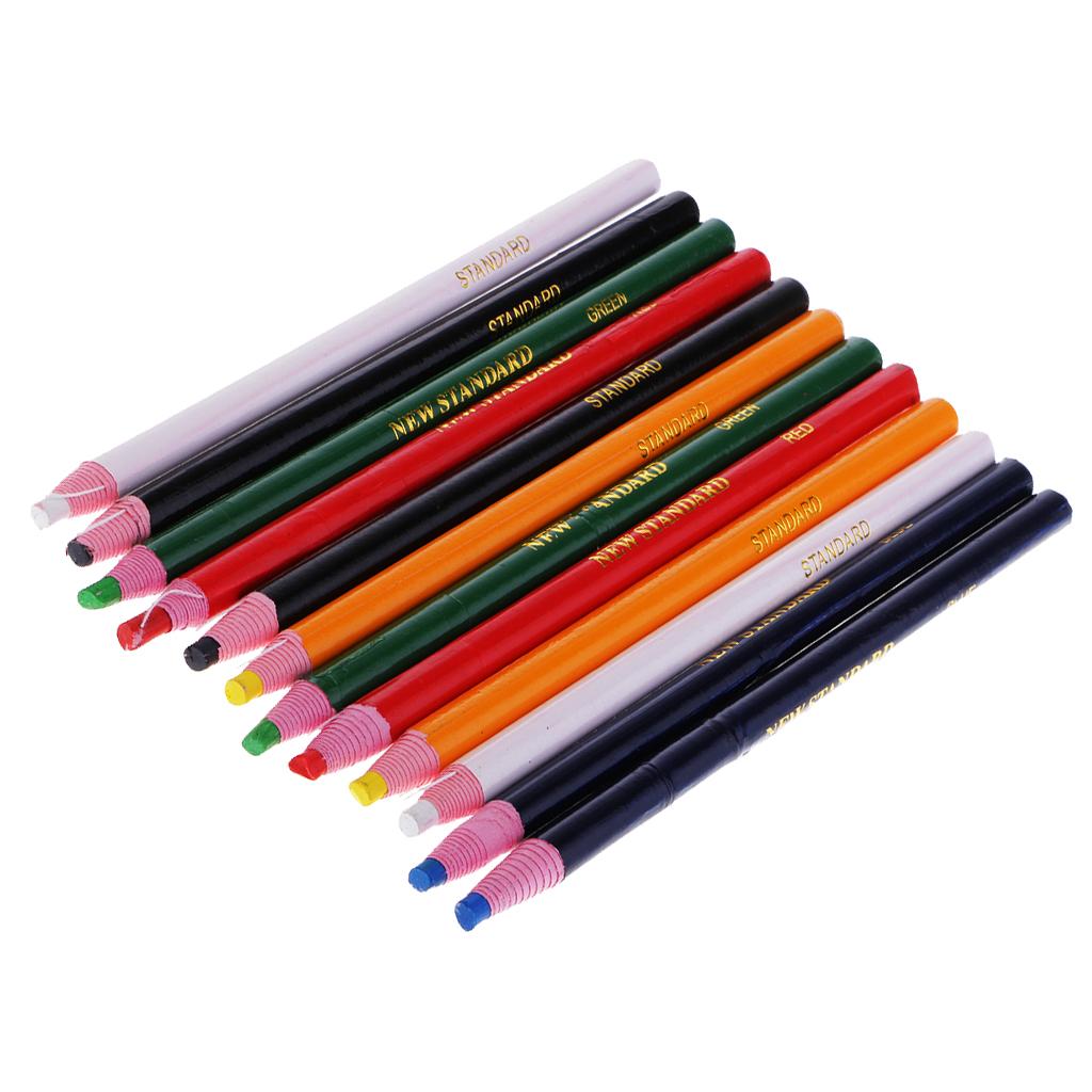 24pcs Peel Off Markers Chinagraph Grease Wax Pencil for Metal Glass Fabric