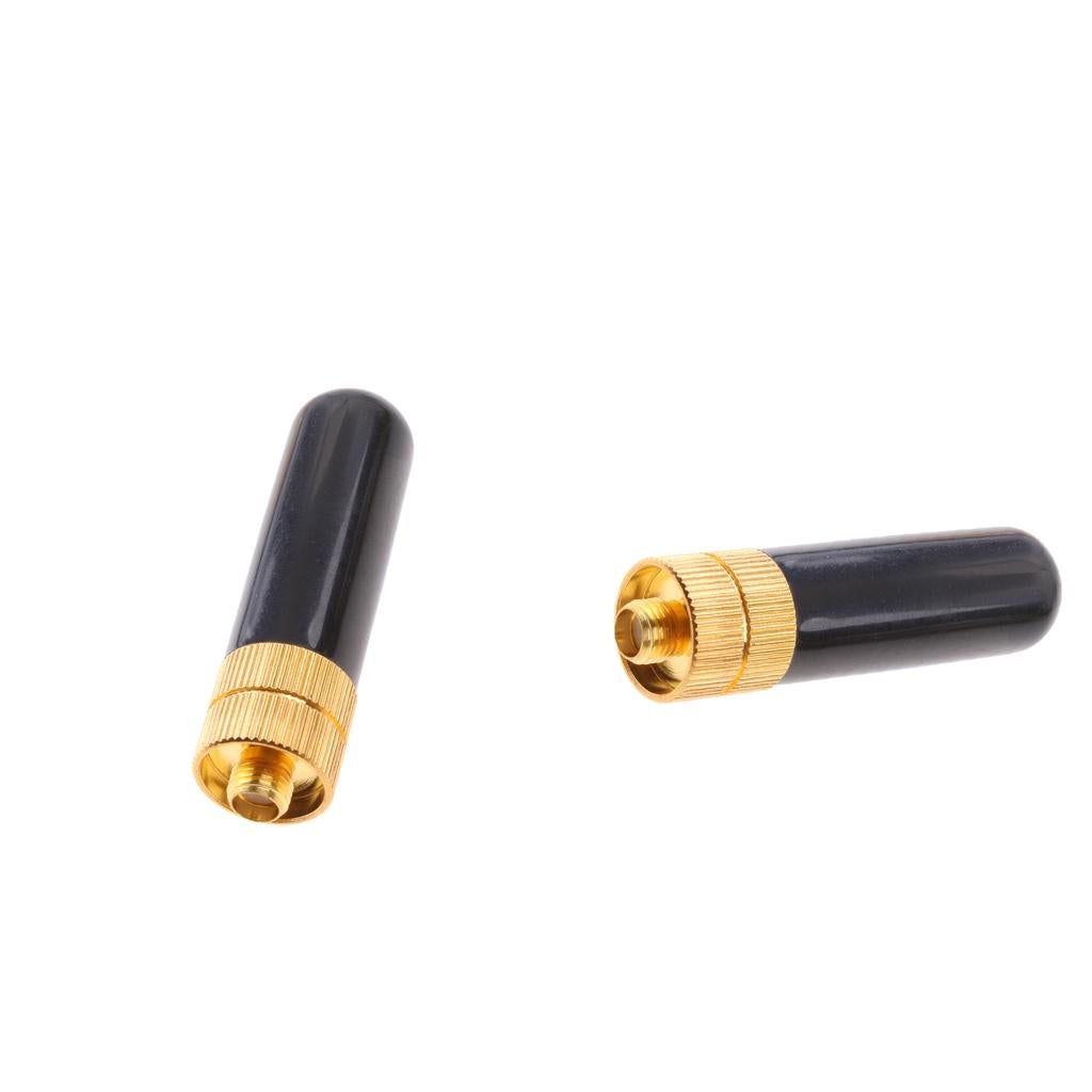 2 Pieces RH805S SMA-F Female Dual Band Short Antenna for UV-5R BF-888s Radio
