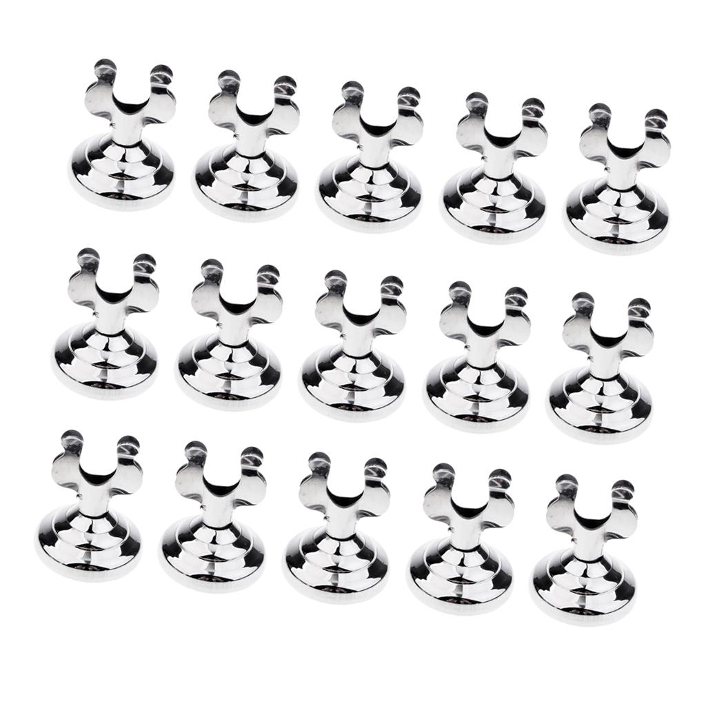 15pcs Restaurant U Shaped Number Card Table Holder Stand Place Card Holder