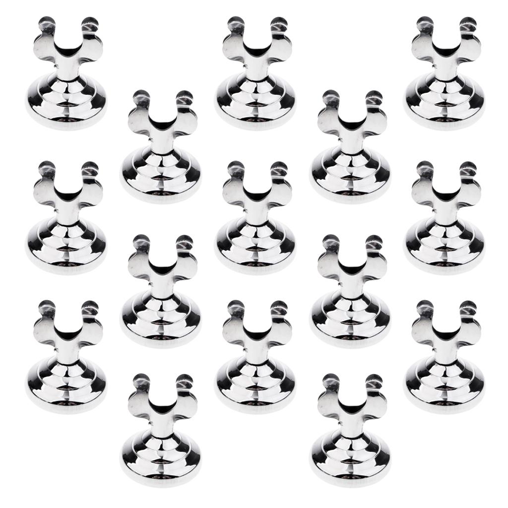 15pcs Restaurant U Shaped Number Card Table Holder Stand Place Card Holder