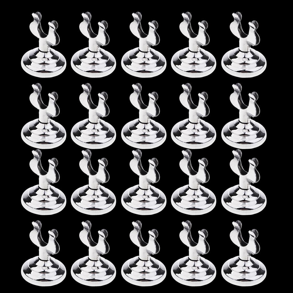 20pcs Restaurant U Shaped Number Card Table Holder Stand Place Card Holder