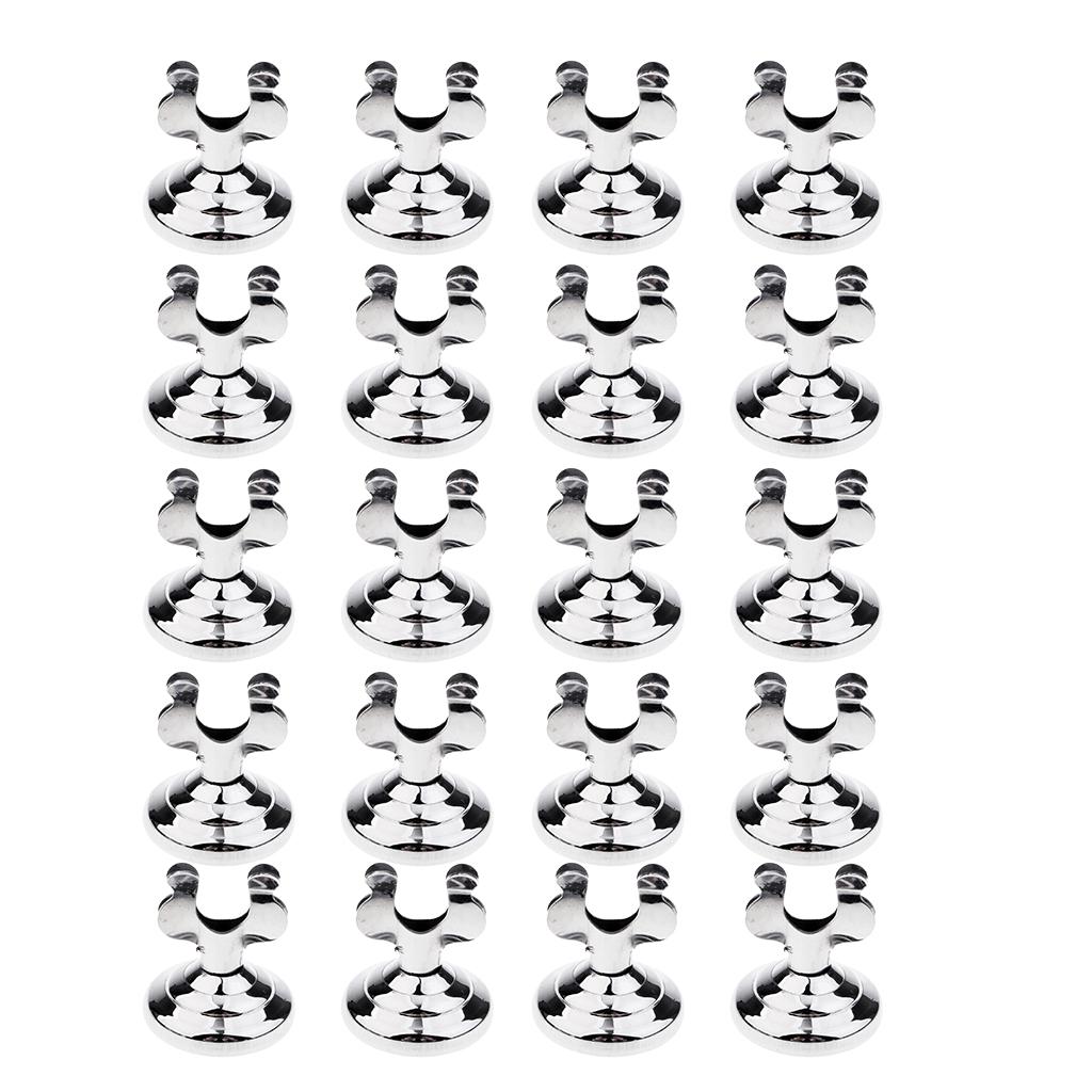 20pcs Restaurant U Shaped Number Card Table Holder Stand Place Card Holder