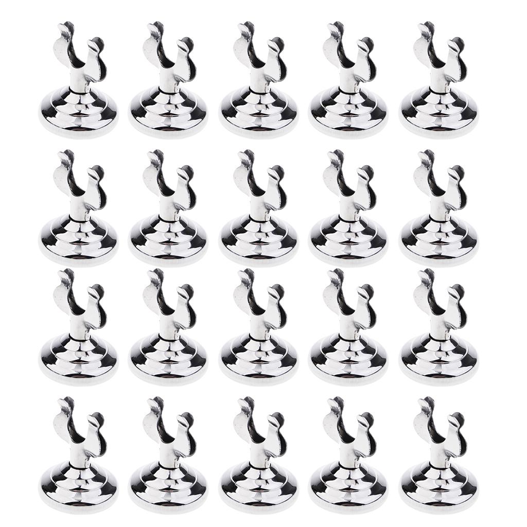 20pcs Restaurant U Shaped Number Card Table Holder Stand Place Card Holder