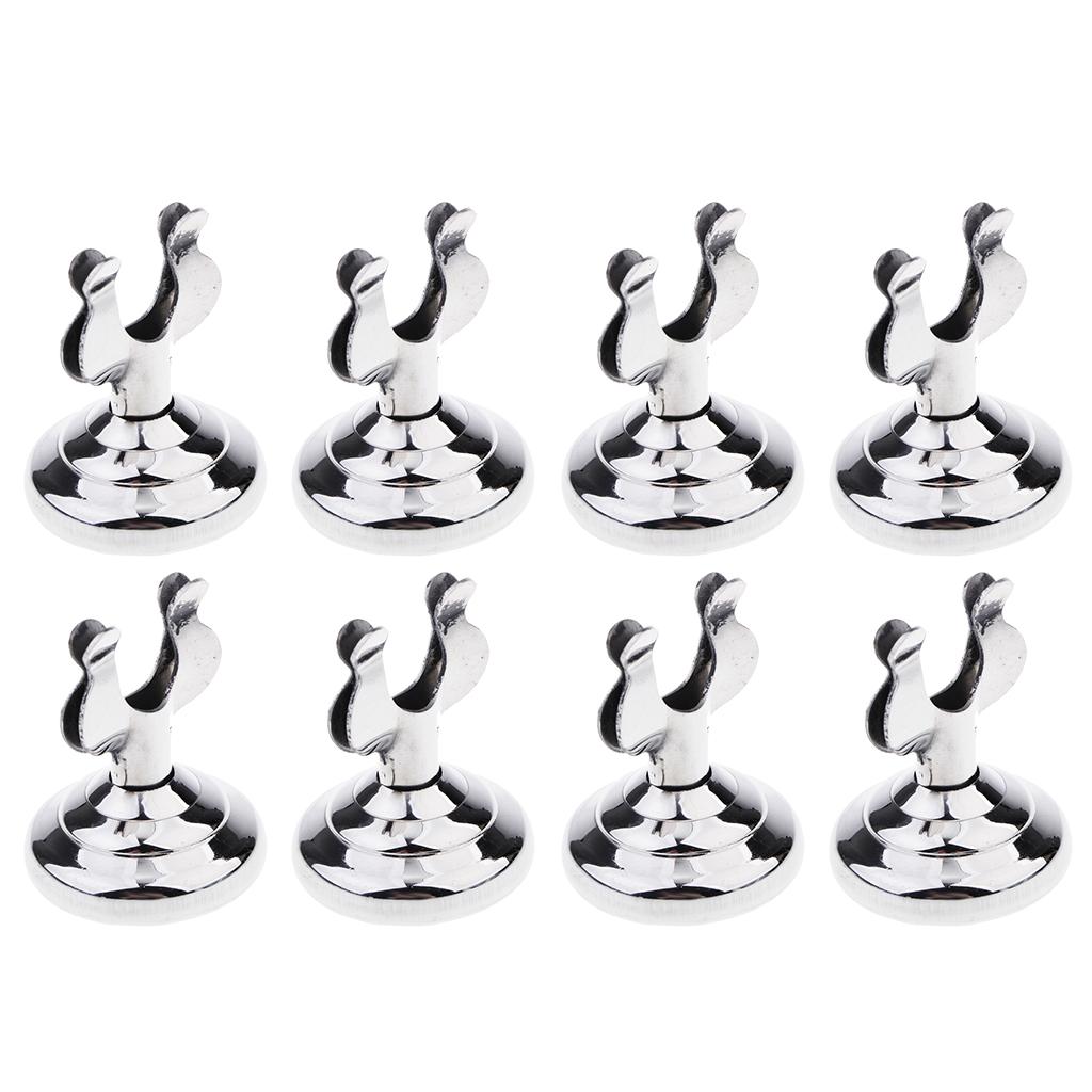 8pcs Restaurant U Shaped Number Card Table Holder Stand Place Card Holder