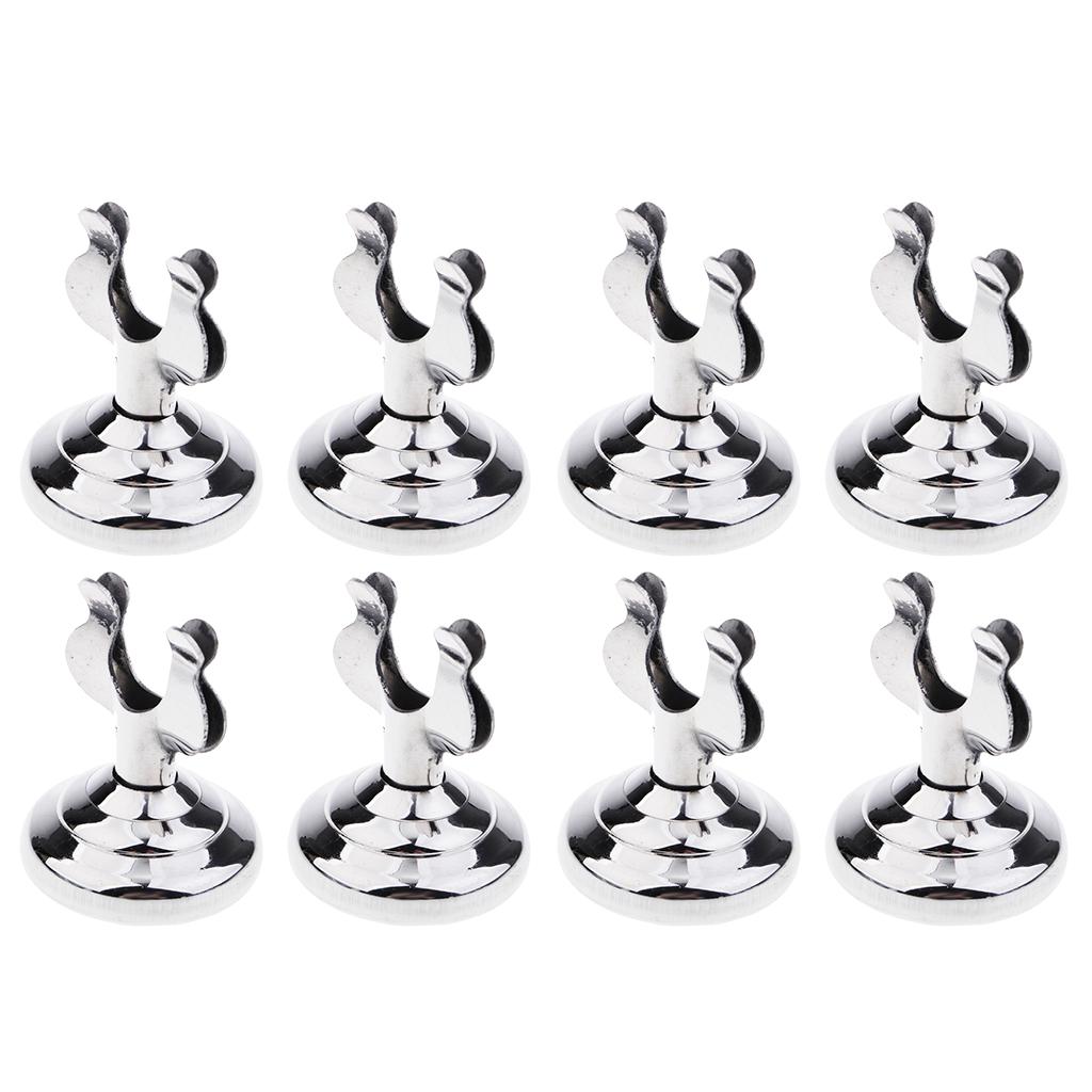 8pcs Restaurant U Shaped Number Card Table Holder Stand Place Card Holder