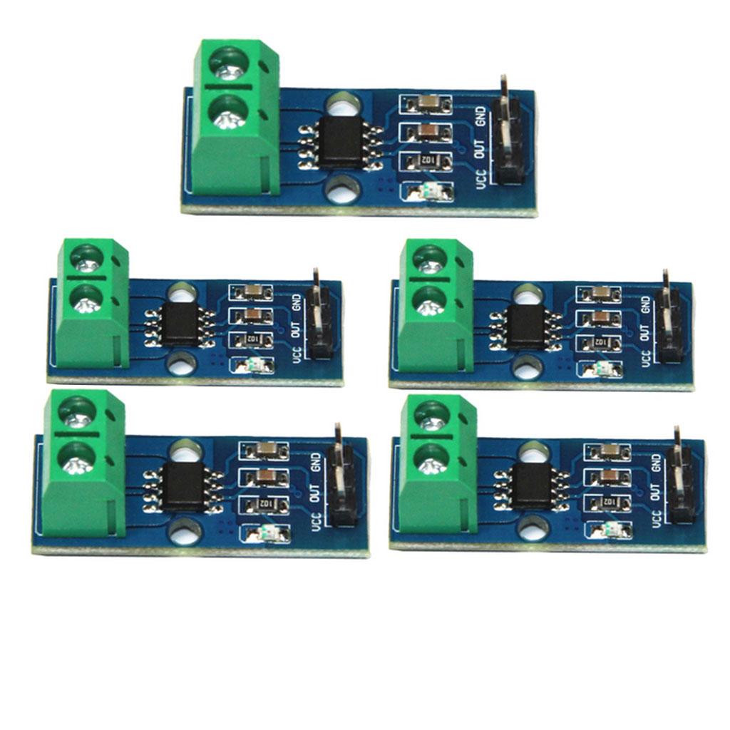 5Pc 30A ACS712 Module Measuring Range Hall Current Sensor Module for