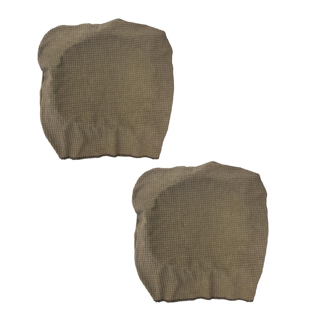 2Pcs Waterproof Stretch Dining Chair Cover Wedding Banquet Party Coffee
