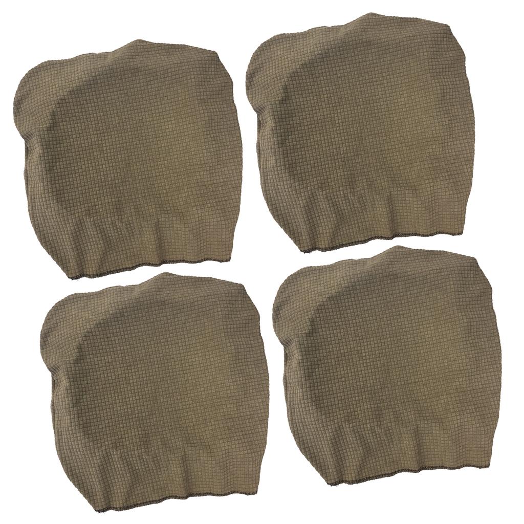 4Pcs Waterproof Stretch Dining Chair Cover Wedding Banquet Party Coffee