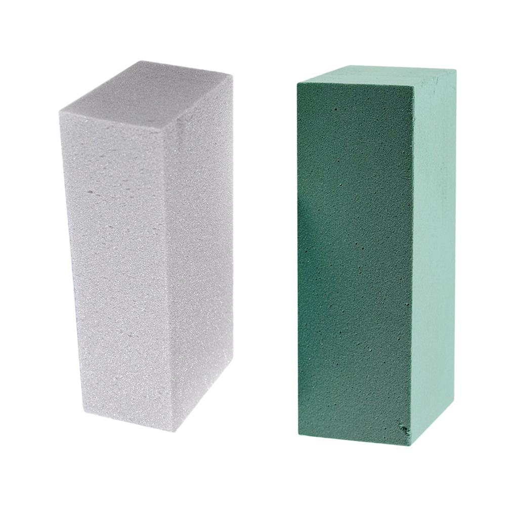 2Pcs Floral Foam Bricks / Fresh Flower Mud Wet Foam Blocks 23x11x7.5cm