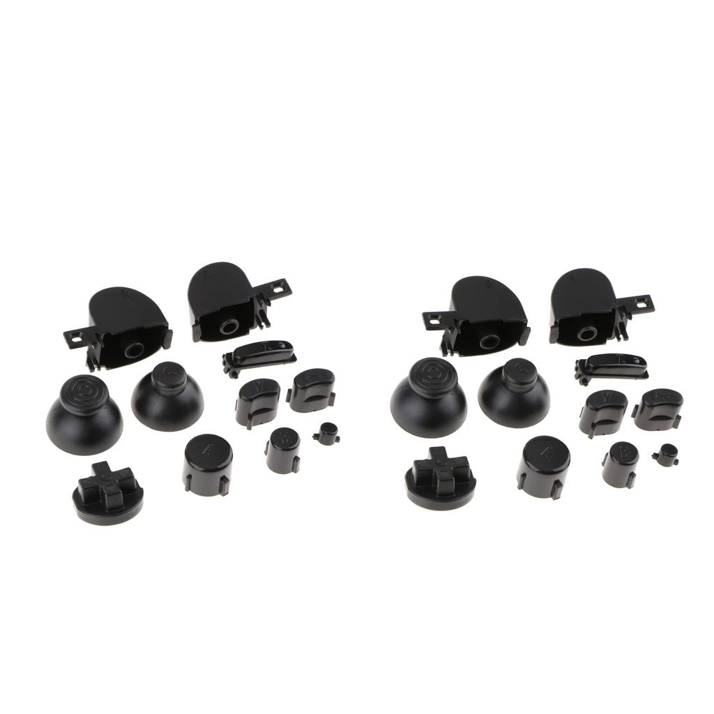 2 Sets Replacement Handle Button Keys Caps Set for Nintendo NGC Controller