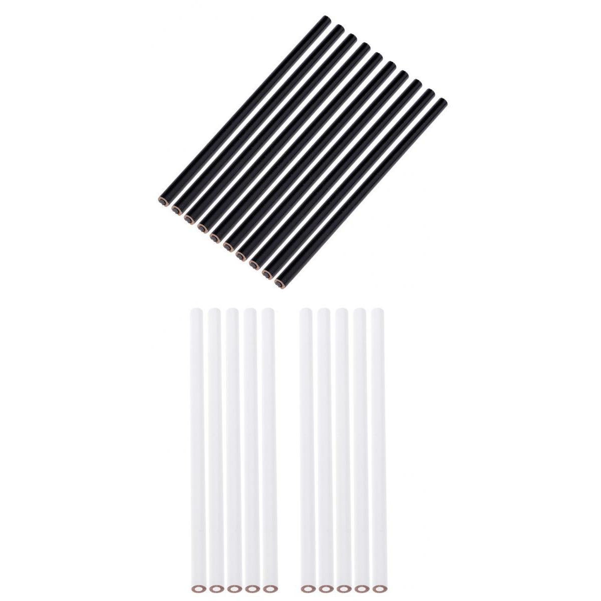 20Pcs White Black China Marker Wax Pencil Non Toxic Glass Metal Wood Fabric