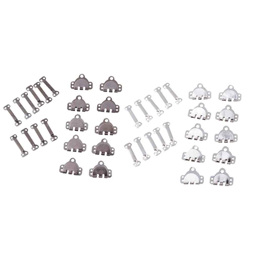 20 Sets Sewing Hooks and Eye Closures for Trousers and Skirt