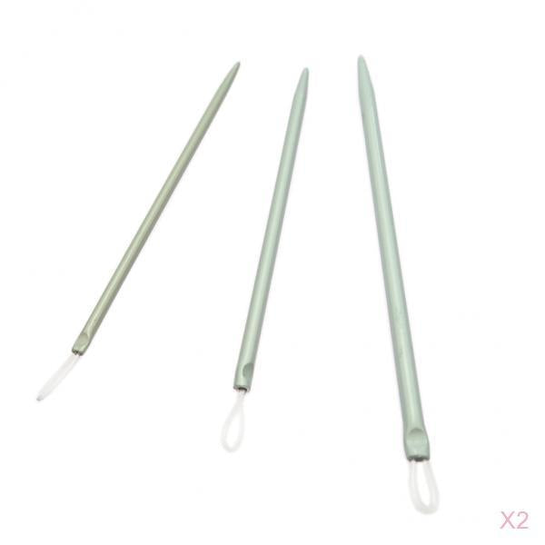 6pcs Aluminium Alloy Wool Needles Knitting Accessories for Needlework Craft