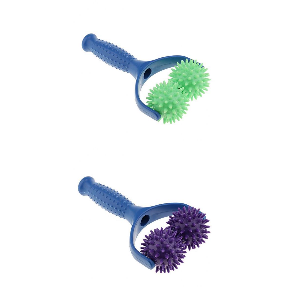 2 Pieces Spiky Acupuncture Shoulder Muscle Massager Roll Massage Ball