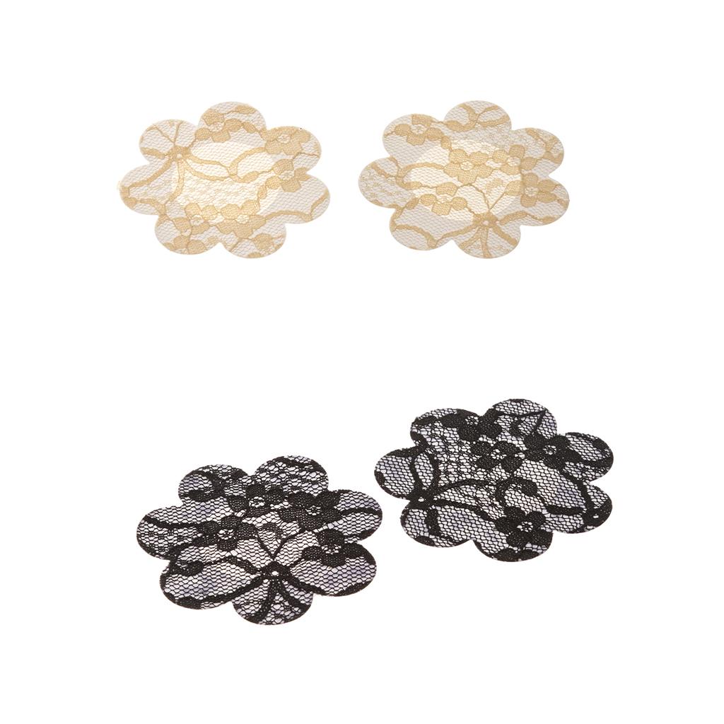 40Pcs Lace Flower Breast Nipple Pasties Cover Bra Pad Self Adhesive Sticker