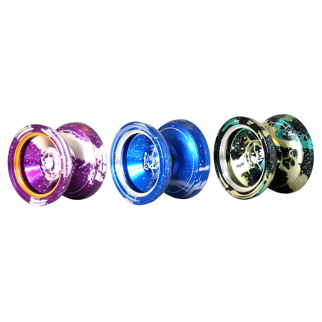 3 Pcs M002 Professional Alloy YoYo Ball Bearing String Trick Toys