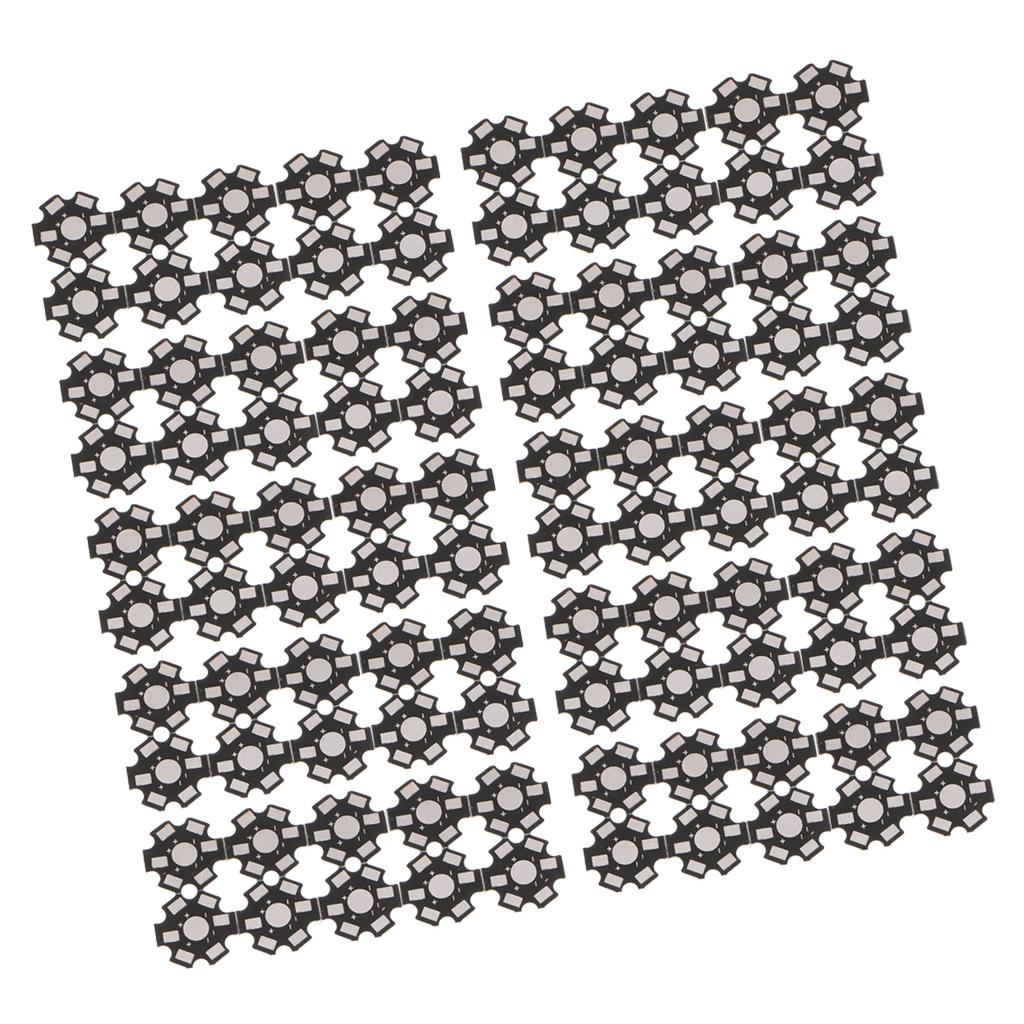 100Pc 20mm High Power Led Aluminum Base Plate Heat Sink for 1W 3W Light Lamp