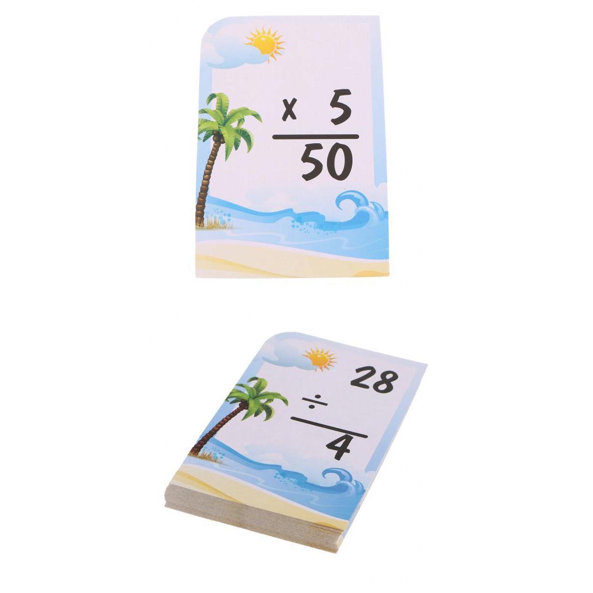 72 Pieces Kid Learning Math Flash Cards Multiplication and Division